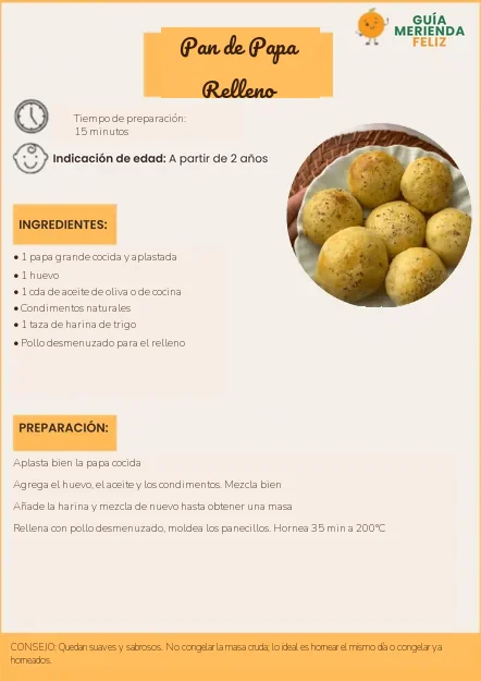 Pan de papa relleno